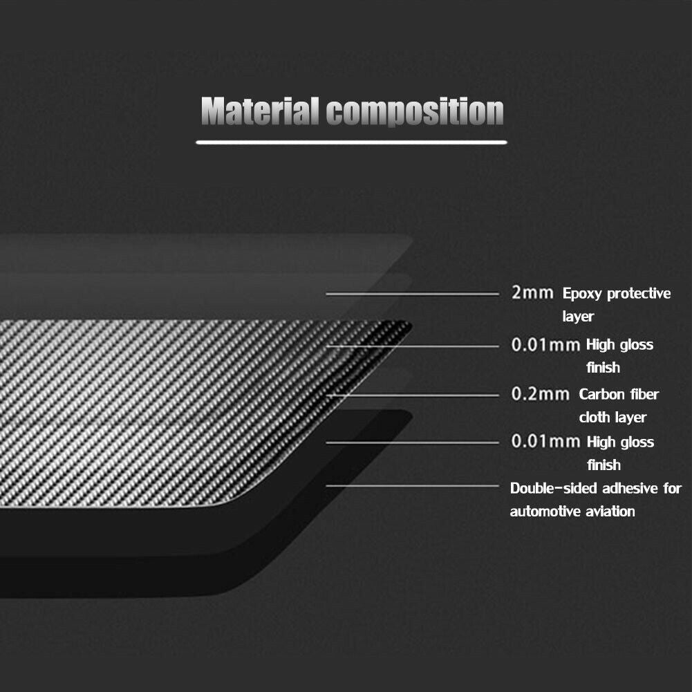 Carbon Fiber Indoor Overhead Console Cover Trim  for ford  for Mustang 2005-2009