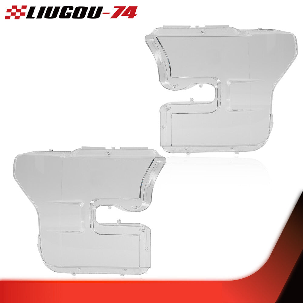 Suitable for 2015-2017 for Ford F-150 headlight lens transparent protective case LH+RH side