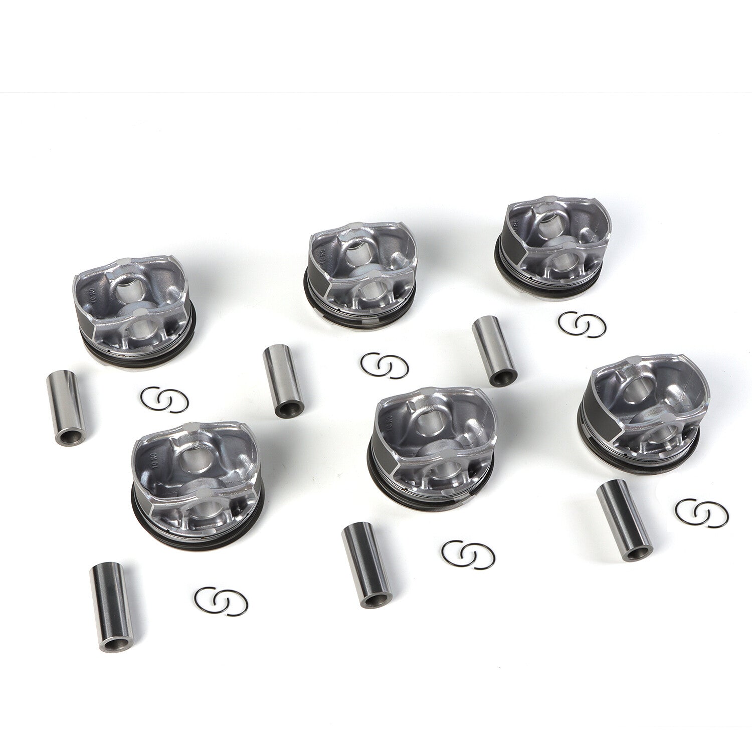 6Pistons Rings Set + 6pcs Connecting Rod 11247624615 for BMW F20 F21 F30 F10 X3