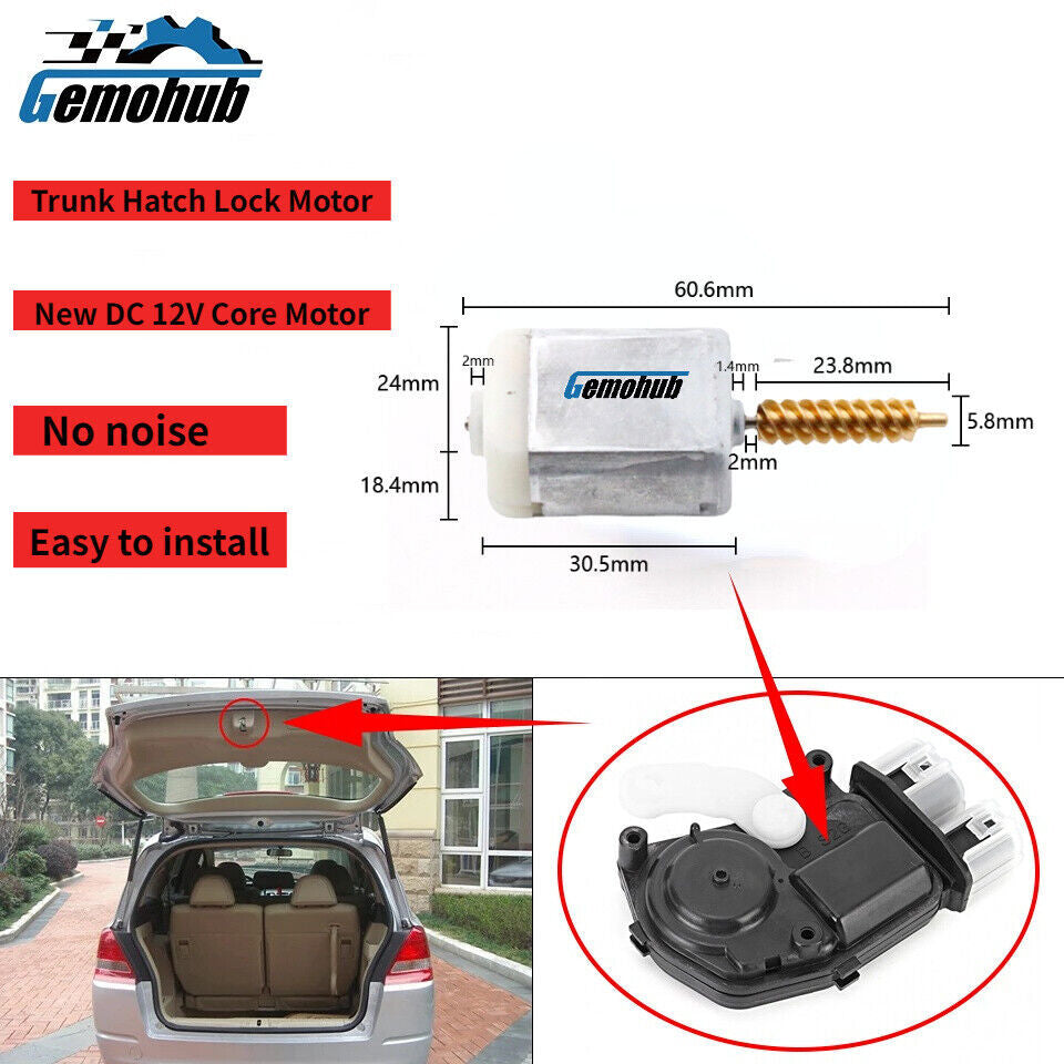 New CAR TRUNK LOCK LOCKING MOTOR for 2008-2015 for Nissan Rogue 09-2013 for Kia Sorento