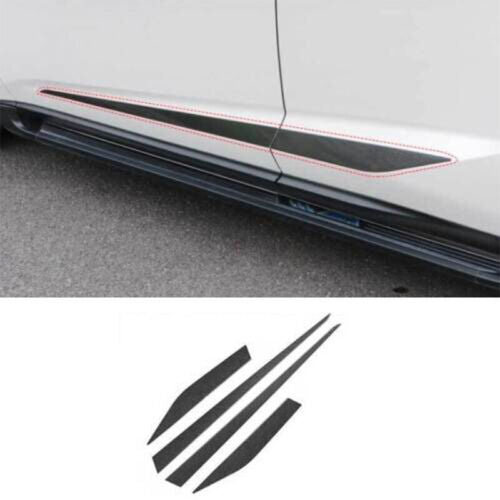 for Lexus NX200t/300h 2015-21 Carbon Fiber Door Body Side Molding Cover Trim 4Pc