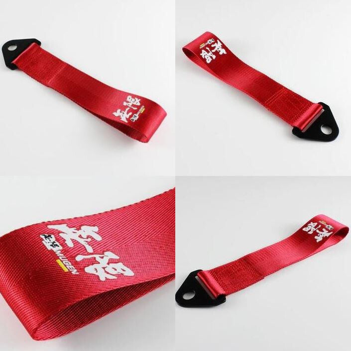 Car tow cover, rear boot, bumper, tow hook, red, for Mugen for Acura .