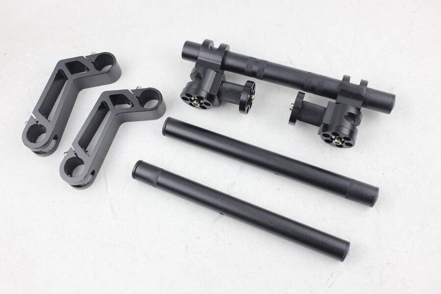 7/8 Black Handlebar Aluminm Adjustable Steering Handle Bar 125cc Scooter Zoomer