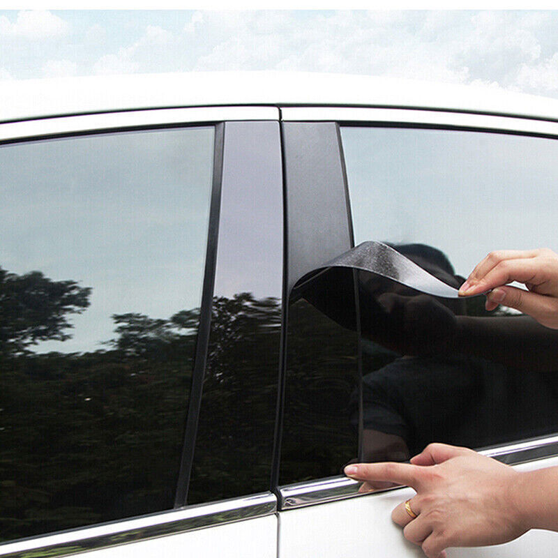 10P Piano Black Pillar Posts Door Window Molding Strip Trim for Mazda CX-5 13-16