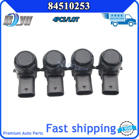 84510253 NEW 4pcs Parking Assist Sensor for GMC for Chevrolet Silverado for Sierra 19-23