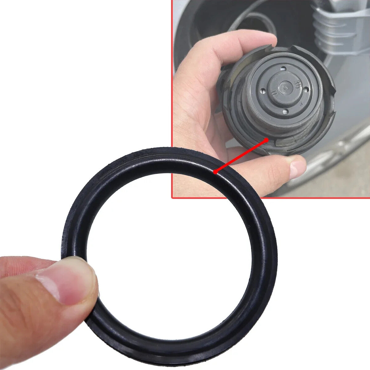 for VW for Golf MK2 MK3 MK4 Fuel Cap Seal  Retaining Band Tether Cord Strap Rubber