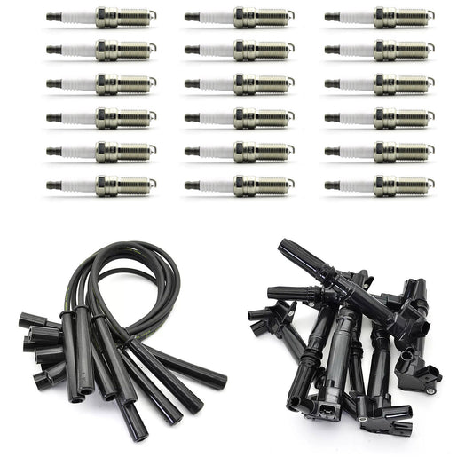 8pcs Auto Ignition Coil Spark Plug 2010-17 for Ford F150 F250 F-350 UF631 UF639