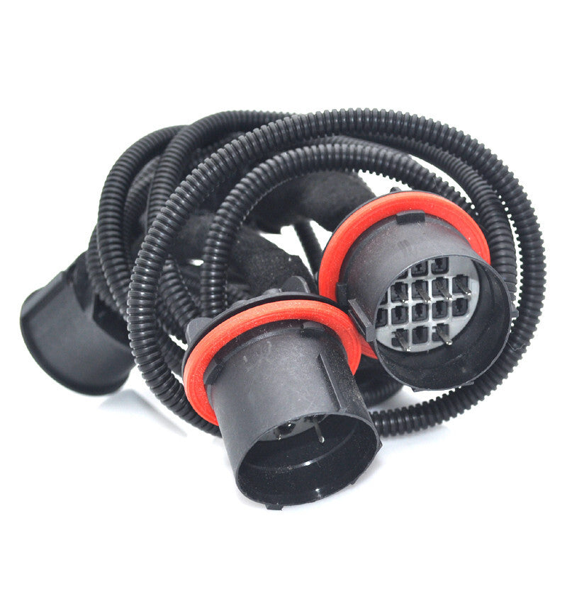 Retrofit facelift LCI Head light cable wire adaptor for Land Rover Discovery 3 4
