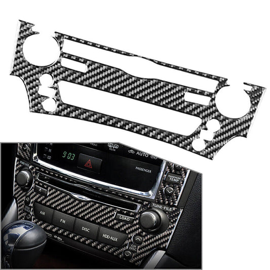 Carbon Fiber Console CD Switch Panel Trim for Lexus IS250 IS300 IS350 2006-2012