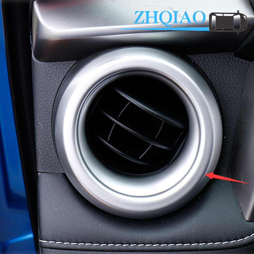 ABS Chrome Trim Cover Left Right Air Outlet Vent Fit for Toyota RAV4 2013-2018
