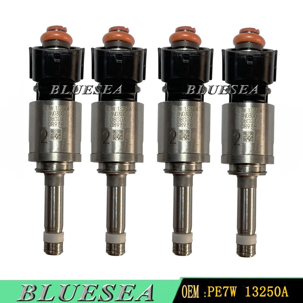 4PCS PE7W13250A PE7W 13 250A PE7W-13-250A Fuel Injector for Mazda CX-3