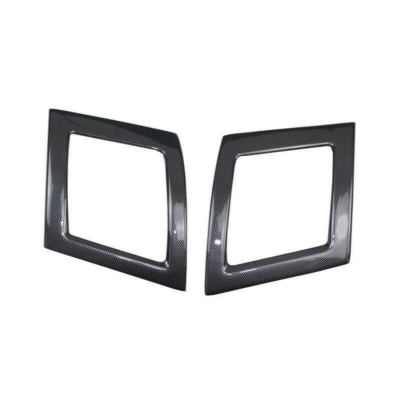Carbon Fiber Console LR Air Outlet Vent Cover for Mitsubishi Lancer Evo 08-17