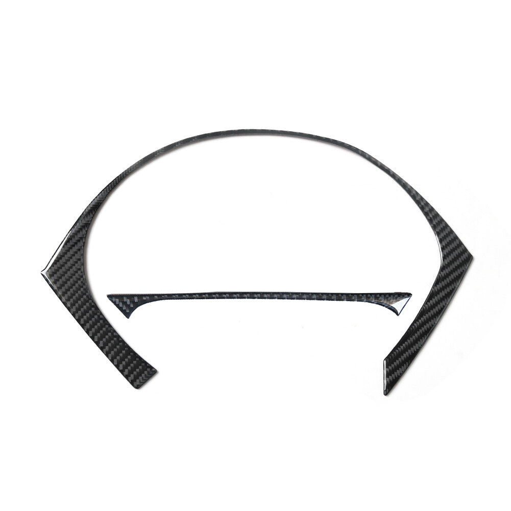 2Pcs Carbon Fiber Inner Speedometer Surround Cover Trim for BMW Z4 E89 2009-2016