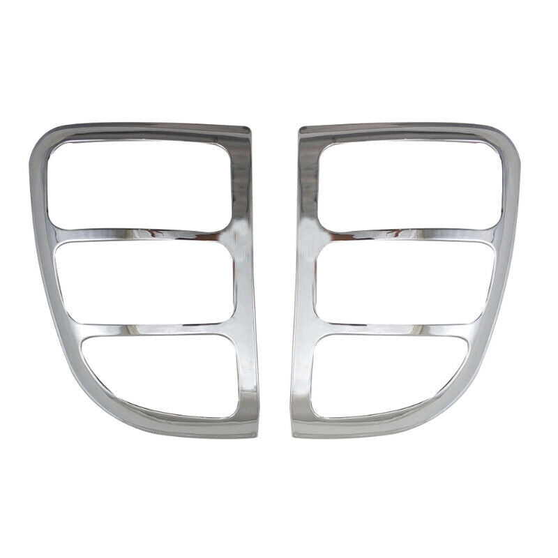 Paired chrome-plated taillight trim frame covers for Toyota RAV4 1998 - 2000