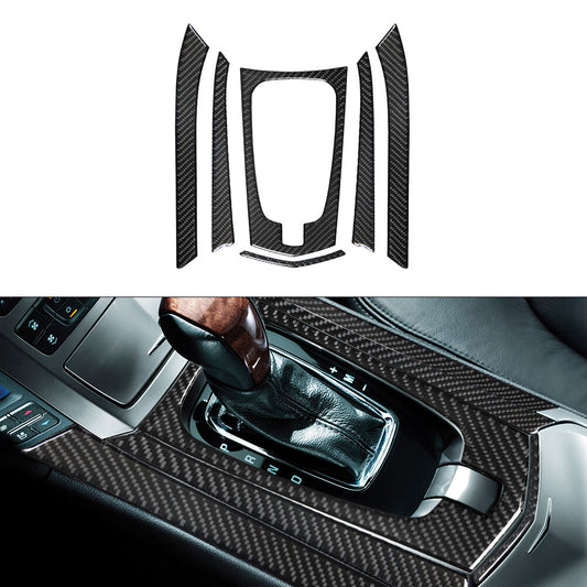 6X Gear Shift Frame Trim Strip Cover Carbon Fiber for CADILLAC CTS SPORT 2008-UP