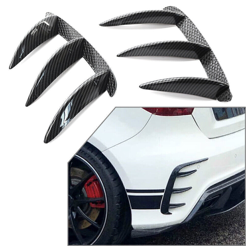 Rear Bumper Splitter Spoiler Canard Air Vent for Mercedes W176 A200 A250 A45