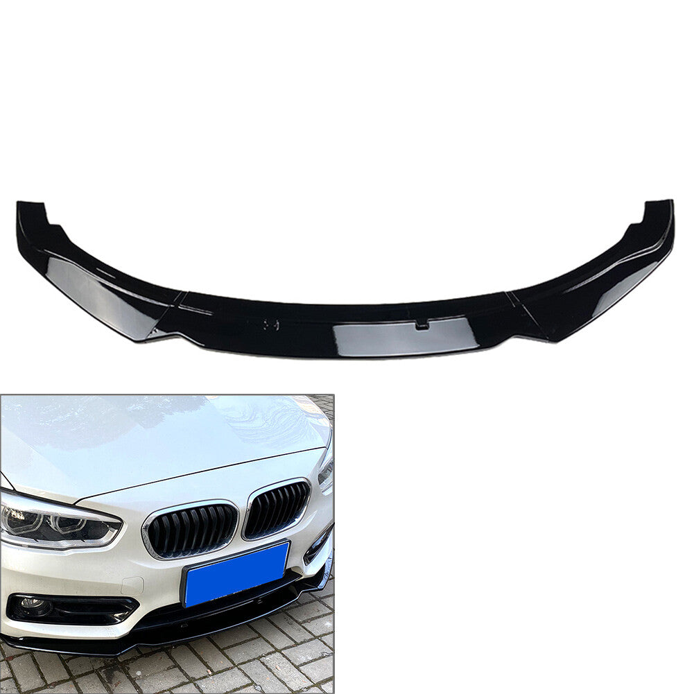 Front Bumper Lip Chin Spoiler Splitter for BMW 1 Series F20 F21 116i 118i Black