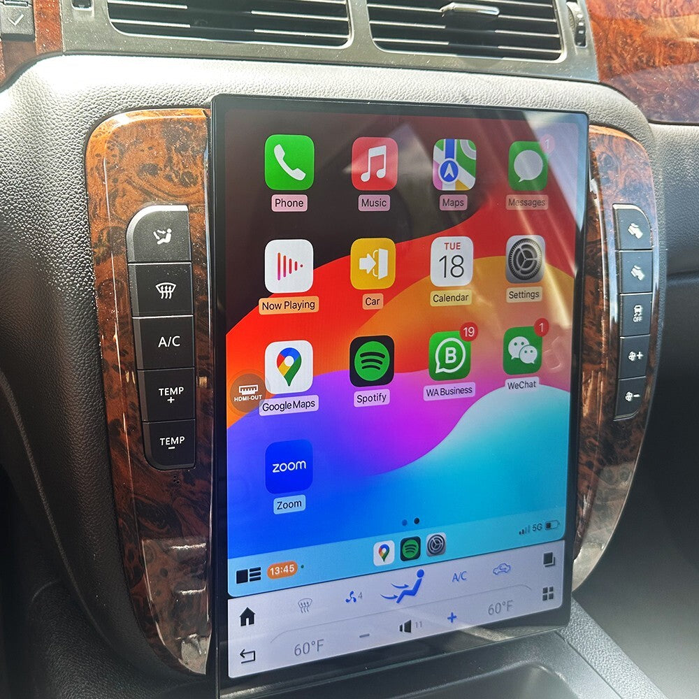 14 Android for Tesla Screen GPS Navi for GMC for Yukon for Chevrolet Tahoe Suburban 2007-13