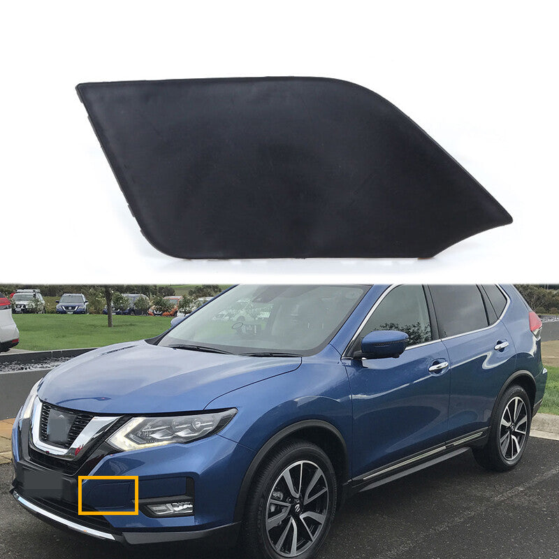 Front Bumper Tow Hook Eye Cover for Nissan X-Trail XTrail Rogue 2017-2019