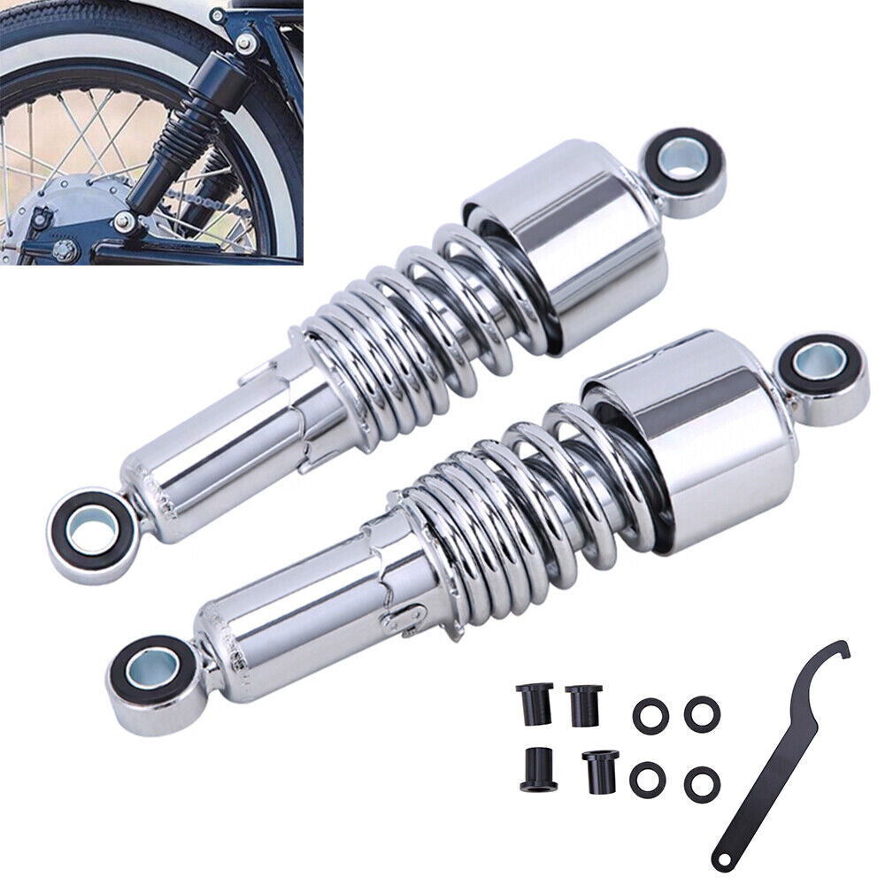 Chrome 10.5 267mm Rear Shock Absorber Fit for Harley Sportster 883 1200 XL1200X