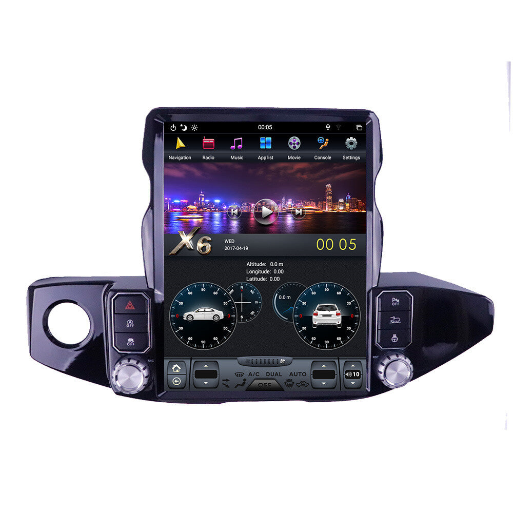 12.3 Android 9.0 Vertical Screen Stereo Radio GPS for Jeep for Wrangler JL 2018-21