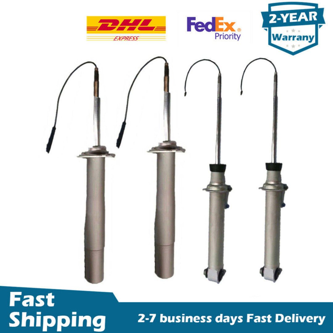 4PCS Front Rear Shock Absorbers Struts EDC Set for BMW E39 525i 525d 1997-2003