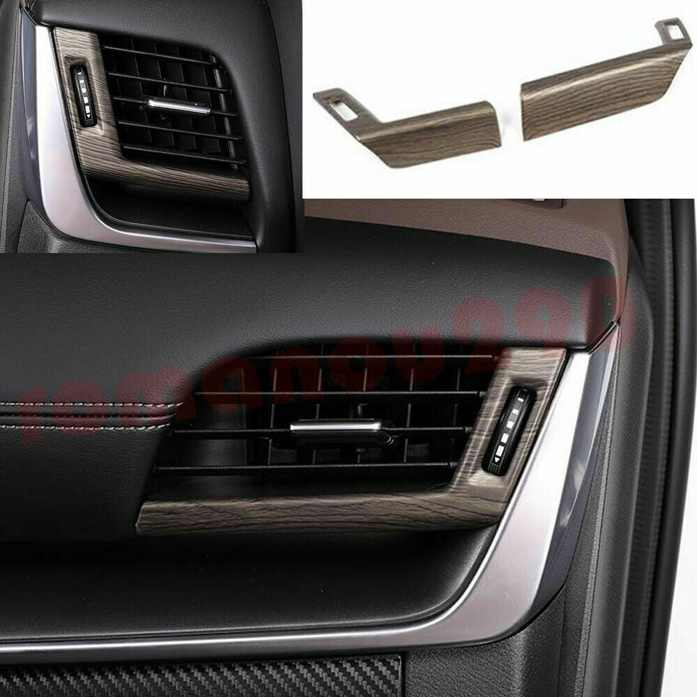 for Nissan Rogue 2021-2023 Wood Grain ABS Center Console Air Outlet Cover Trim