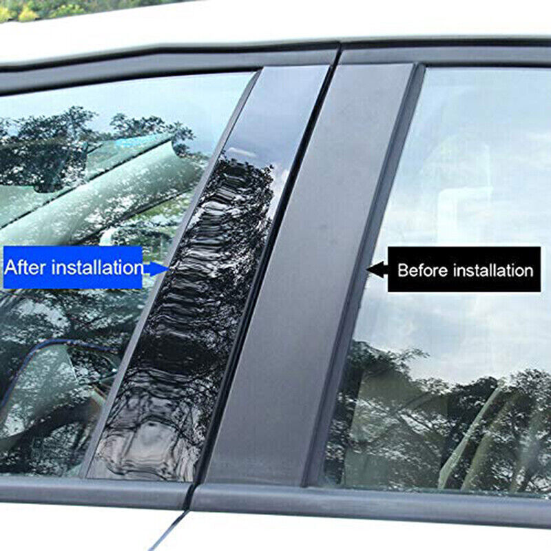 Piano Black Pillar Post Door Window Trim for Land Rover for Range Rover L405 2014-21