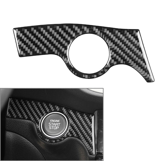 Carbon Fiber Engine Start Stop Button Panel Cover for Kia K3 2019-2021 19