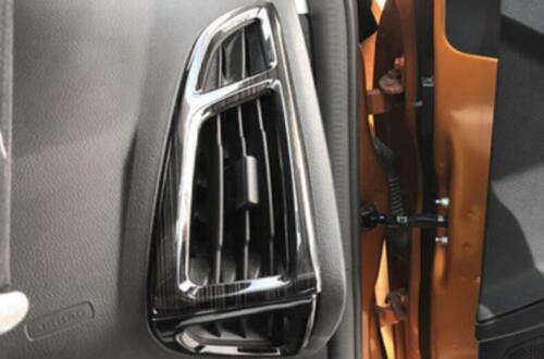 Black Titanium Side AC Air Outlet Vent Frame Trim 4X for Ford Focus 2012-2018