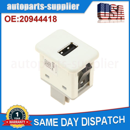 20944418 White USB Port Socket for Chevrolet for Saturn , for Cadillac for GMC , for Buick