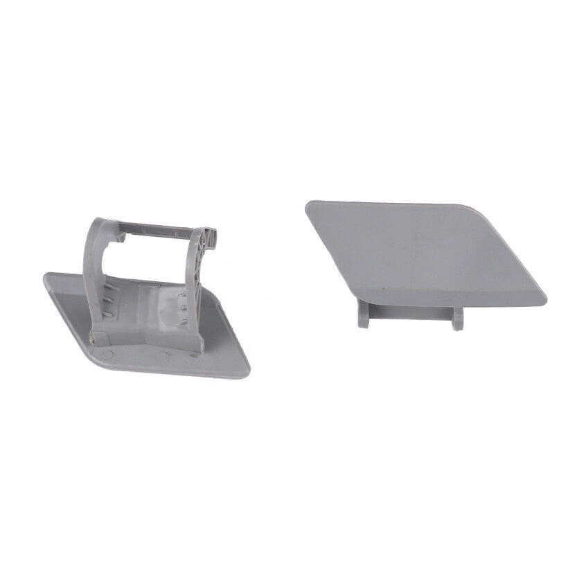 Pair Front Headlight Washer Cover Unpainted for Mercedes W204 C-Class 2012-2015