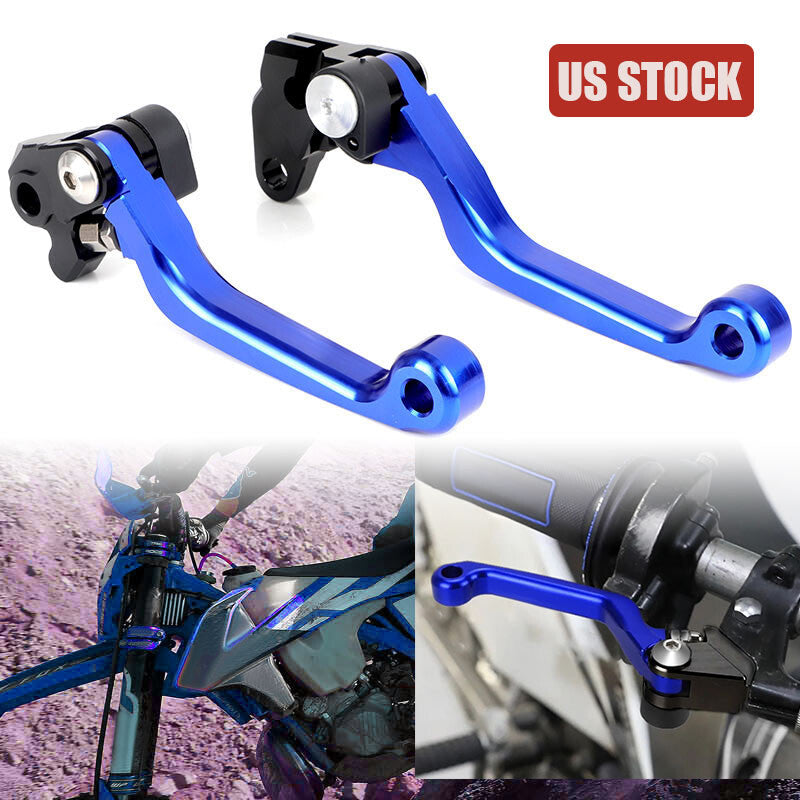 2X CNC Pivot Brake Clutch Levers for Yamaha YZ80 YZ85 2001-2014 TTR230 2003-2017