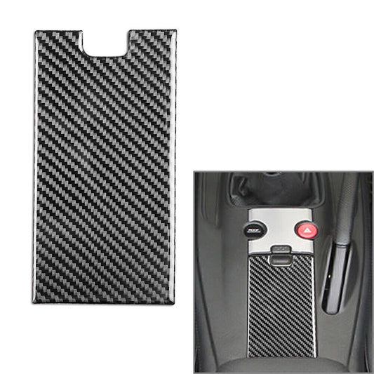 Center Console Storage Box Panel Cover Trim for Honda S2000 2004-2009 Black Car
