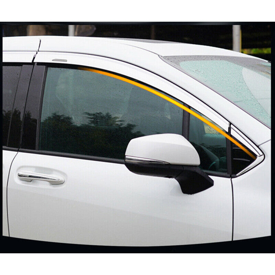 for Toyota for Sienna 21-23 ABS Chrome Window Visor Vent Shades Sun Rain Guard Decor