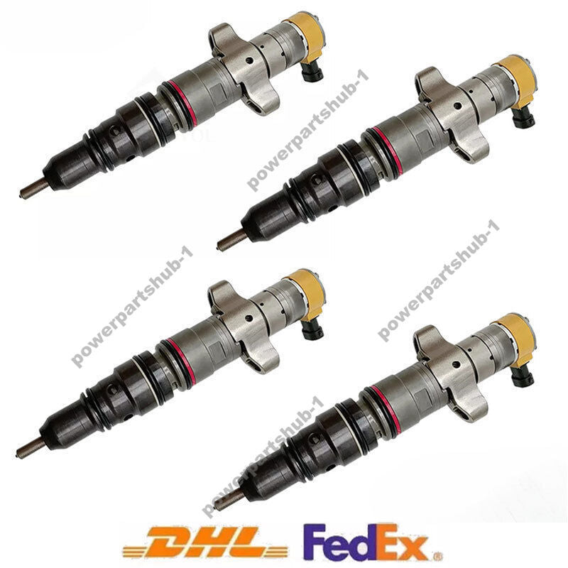 4x Fuel Injector 20R-8968 557-7633 For Caterpillar CAT C9 Engine E340D E330D