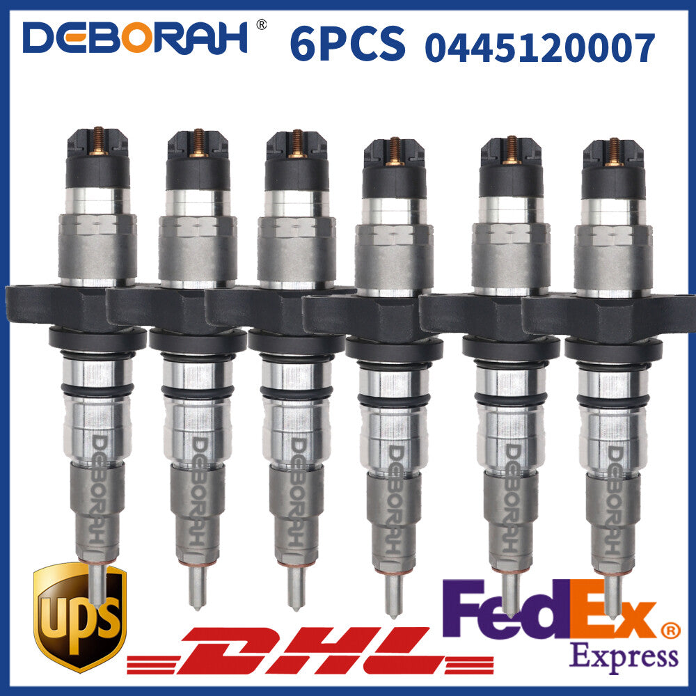 6X 0445120007 Rail Fuel Injector 0986435508 for FORD for IVECO for VW