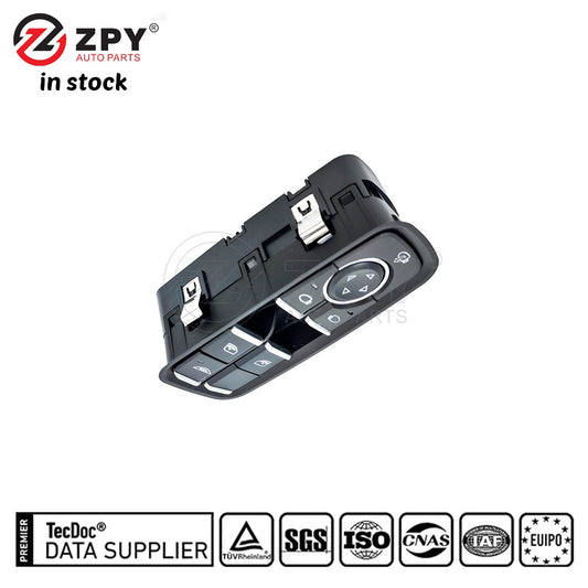 ZPY Power Door Window Switch Front Left for Porsche 911 991 613 157 02