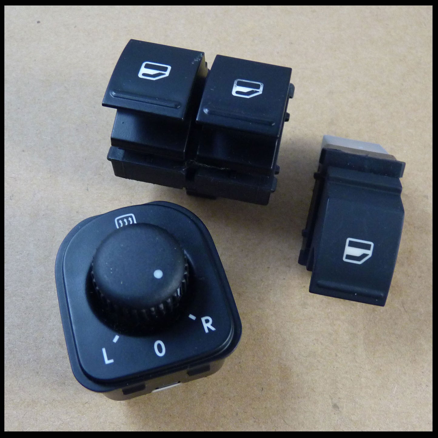 for VW for Passat B6 Eos for Golf MK 5 6 GTI for Jetta for Tiguan Mirror Window Switch Set 3 New