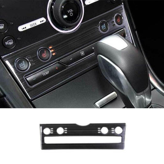 Black Titanium Central Console for Seat Heating Panel 1PCS for Ford Edge 2015-2018