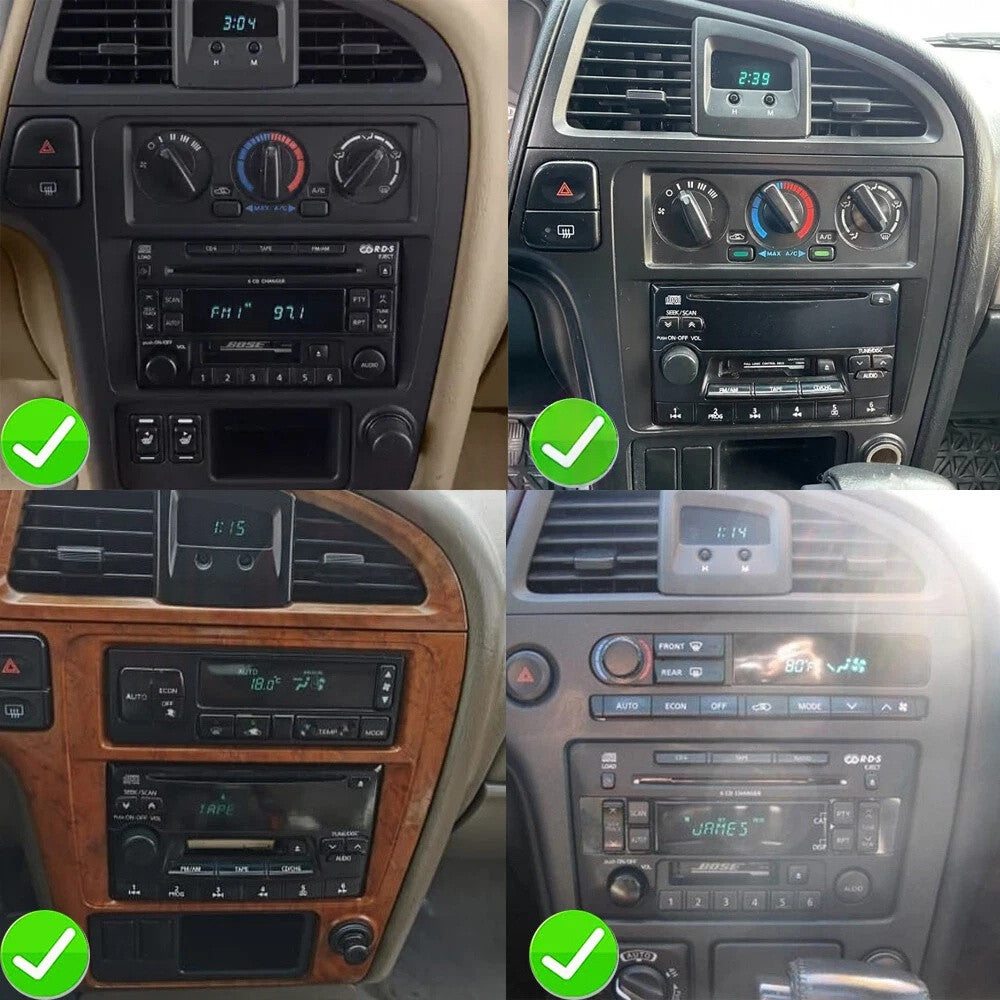 for Nissan Pathfinder 2000-2004 Stereo Car Radio Android Auto Carplay GPS WIFI