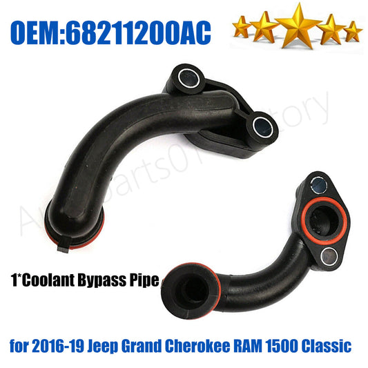68211200AC for Dodge for Jeep Grand Cherokee for RAM 1500 Engine Coolant Bypass Pipe