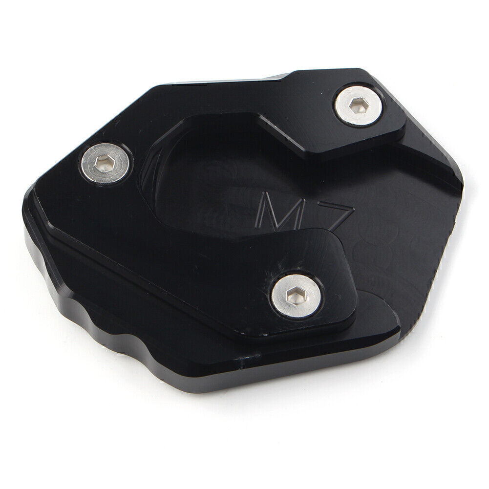 Fit for Yamaha MT-07 FZ-07 Kickstand Side Stand Extension Pad Plate Black UK