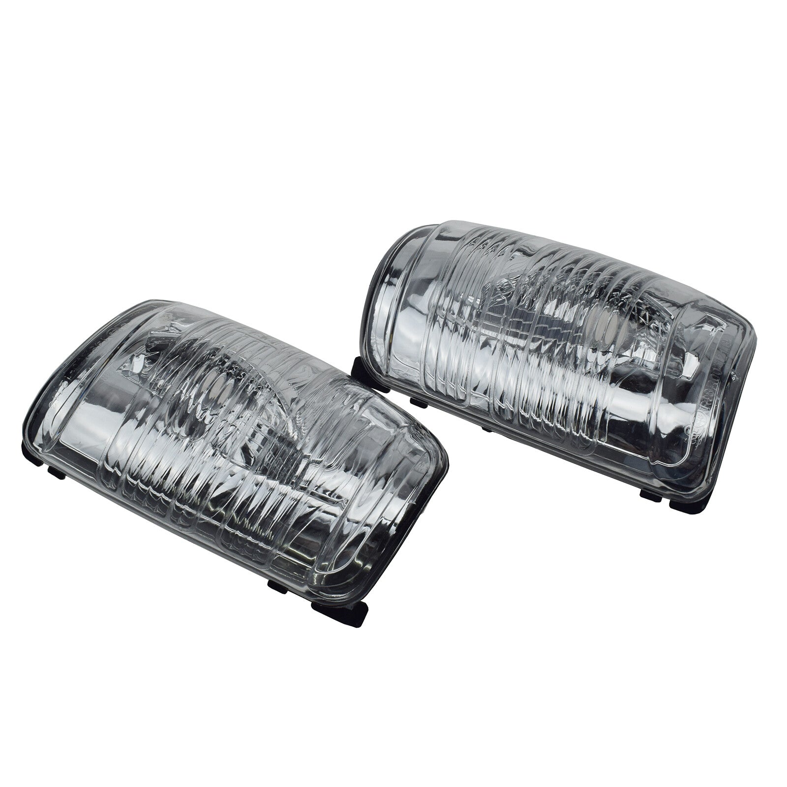 A pair of side mirrors with turn signals suitable for Ford Transit 150 250 350 (model 15-21). High-definition new.