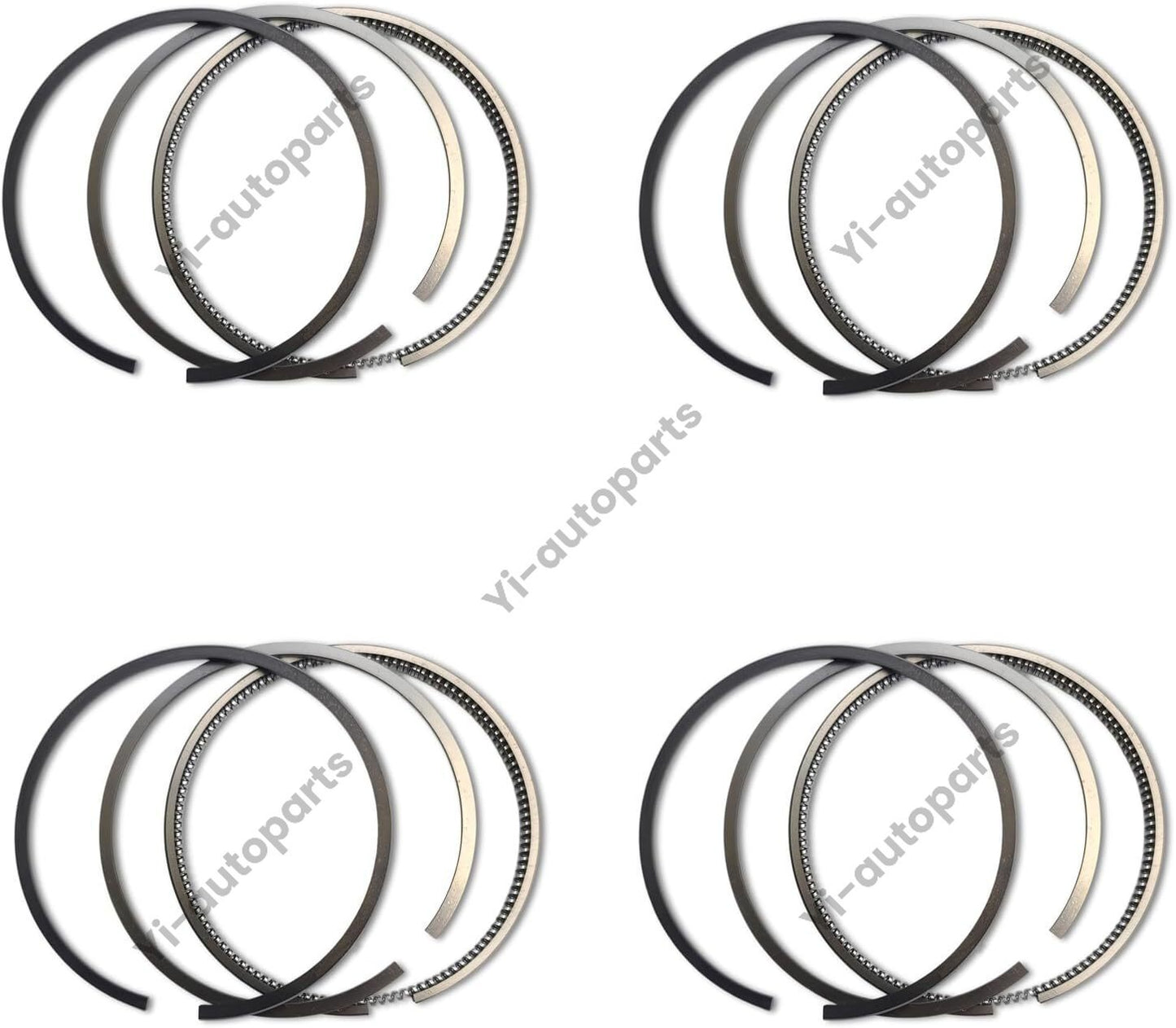 4pcs 3304 Piston ring 2W6091 for Caterpillar 3304 Engine Motr Graer 120G 130G