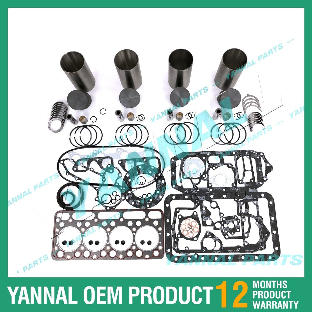 V1501 Overhaul and Reconstruction Kit with Shims and Bearings for Kubota Diesel Engines