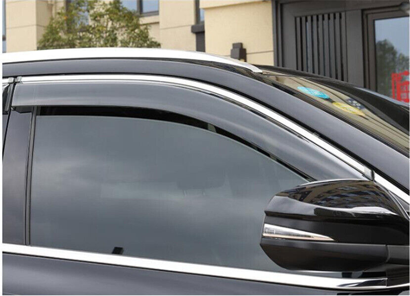 for Cadillac CT6 2016-2020 Car Window Wind Visors Sun Rain Guard Vent Deflectors