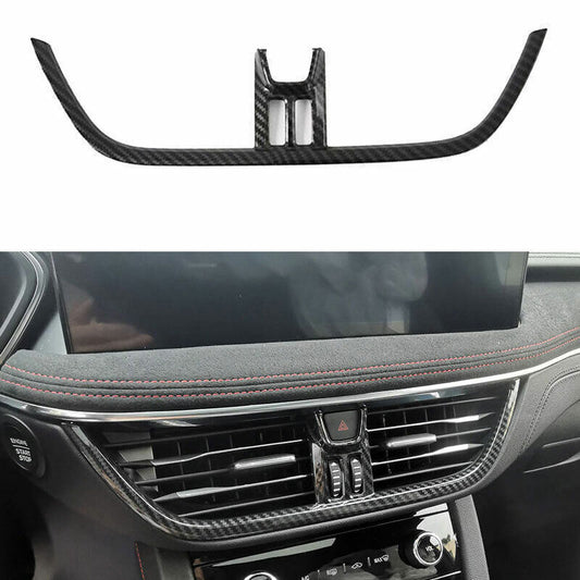 Fit for Ford Escape Kuga 20-2022 Carbon Look Console Air Outlet Vent Cover Trim