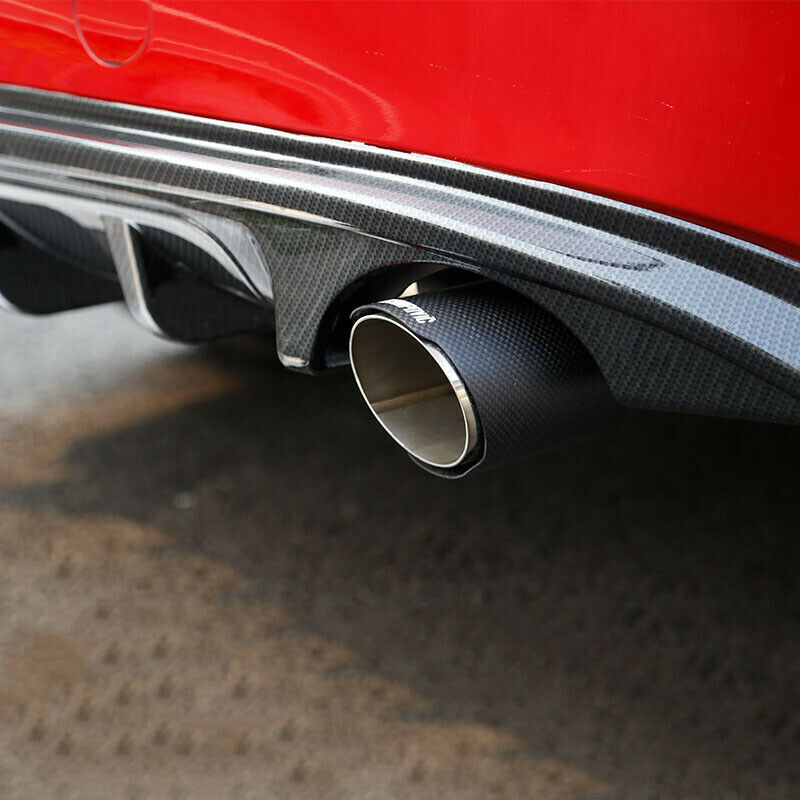 ABS Carbon Fiber Rear Lip Bumper Diffuser Kit Cover for Mazda 3 AXELA 2014-2018