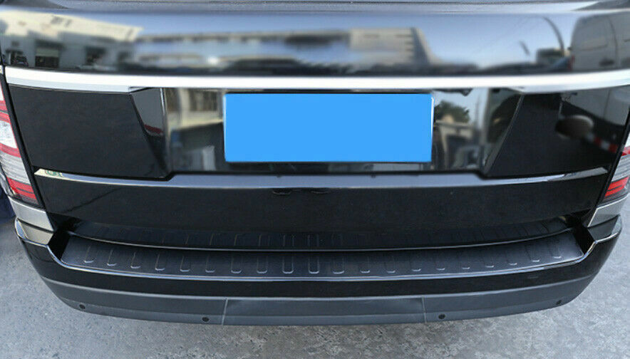 for Range Rover L405 2018-2021 Black Rear Bumper Protector Sill Plate Guard Trim